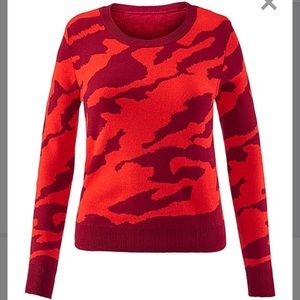 Cabi camo sweater
